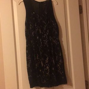 Pretty black dress with lace